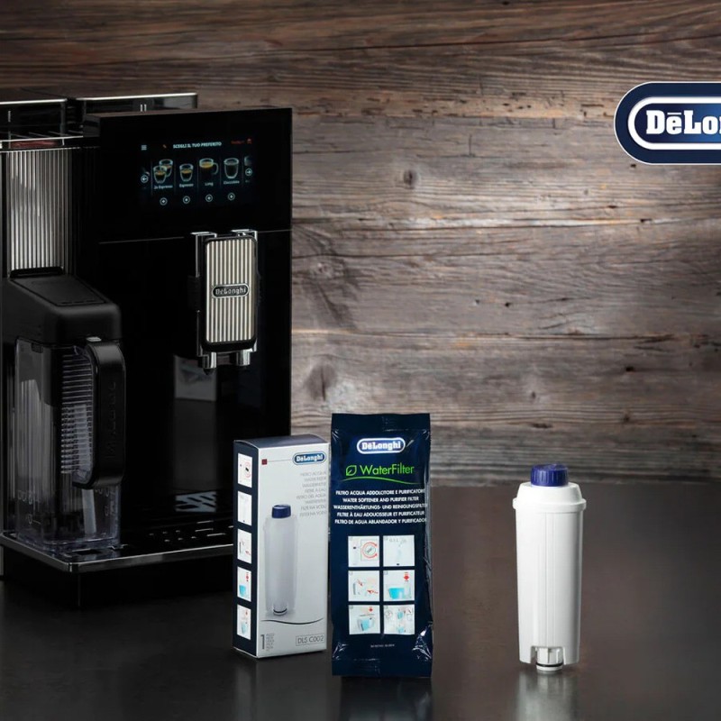 Kit d'entretien pour machine à café Delonghi cartouche filtrante +  détartrant (500ml) par AllSpares