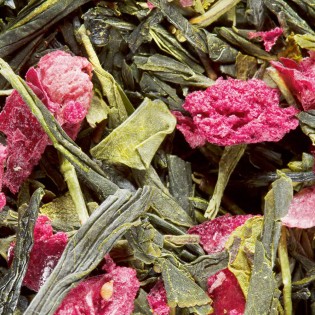 Fraise Pistache 100g - Thé vert Parfumé Dammann